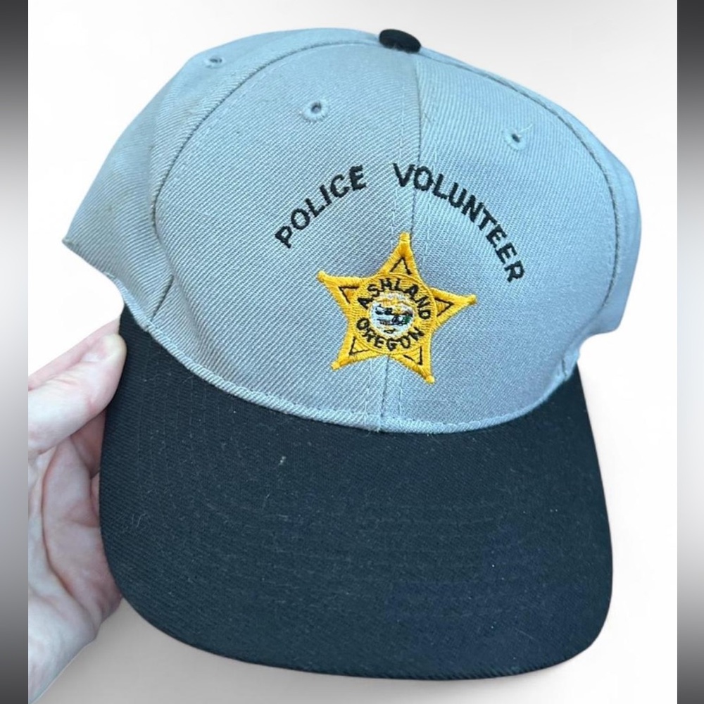 Ashland Police Volunteer Cap - Gray and Black